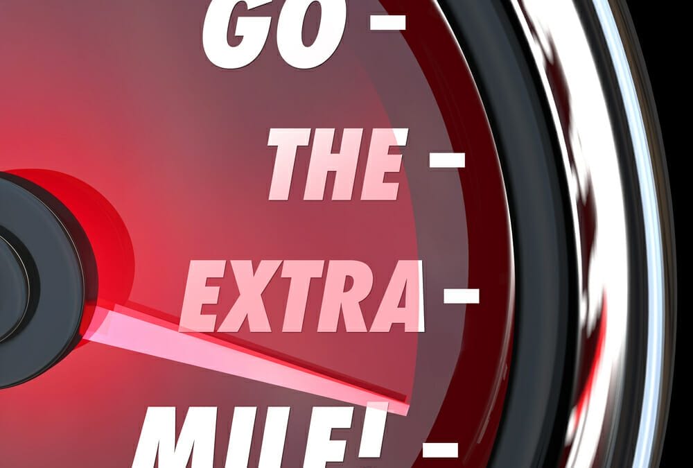 Go the Extra Mile Speedometer Words Further Extended Driving Eff