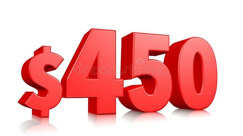$450.00